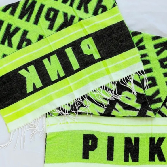 Victoria's Secret PINK Neon Blanket Scarf - Picture 1 of 4